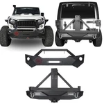 Rock Crawler Front & Rear Bumper W/ Winch Plate For 2007-2018 Jeep Wrangler Jk. Fixed Price $289.64.