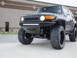N-fab M-rds Front Bumper 06-17 Toyota Fj Cruiser Tex. Black W/silver Skid Pla. Fixed Price $1750.77.
