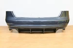 09-12 Audi S4 A4 B8 Rear Bumper Panel Cover W/carbon Fiber Diffuser Gray Oem. Fixed Price $382.49.