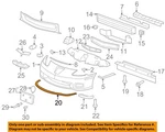 Gm Oem 06-13 Corvette Front Bumper Components-valance Panel 15834249. Fixed Price $474.17.