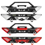 Front Rear Bumper Fits 2018-2025 Jeep Wrangler Jlu W/ Led Lights & D-rings. Fixed Price $319.00.