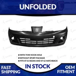 New Primed Unfolded Front Bumper For 2007-2012 Nissan Versa Sedan/hatchback. Fixed Price $108.99.