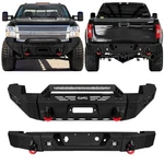 Vijay Front & Rear Bumper For 2007-2010 Chevy Silverado 2500/3500 With Ledlights. Fixed Price $589.99.