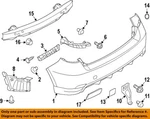 Subaru Oem 08-14 Impreza Rear Bumper Components-corner Reinf 57717FG020. Fixed Price $19.77.