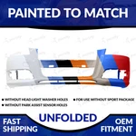 New Painted Unfolded Front Bumper For 2009-2013 Audi A3 W/o Sport & Hl Washer. Fixed Price $334.98.