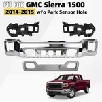 Chrome Front Bumper Cover Assembly For 2014 2015 Gmc Sierra 1500 W/o Sensor Hole. Fixed Price $474.99.