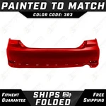 New Painted *3R3 Red* Rear Bumper Cover For 2011 2010 2013 Toyota Corolla Xrs. Fixed Price $430.99.