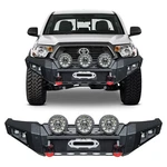 Vijay Steel Front/rear Bumper Fits 05-15 Toyota Tacoma W/round Lights&d-rings. Fixed Price $729.00.