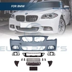 For 2011-2017 Bmw F10 F18 To Mtech Msport Front Bumper Kit W/ Fog Holes Pdc. Fixed Price $459.00.