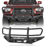 Explorerx Front Bumper W/ Grille Guard & Winch Plate Fit 2016-2023 Toyota Tacoma. Fixed Price $749.23.