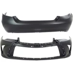 New Set Of 2 Bumper Covers Fascias Front & Rear TO1000409, TO1100315 Pair. Fixed Price $268.85.