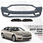 New Front Bumper Cover Fit 2017 2018 Ford Fusion HS7Z-17D957-AAPTM /-aptm. Fixed Price $99.99.