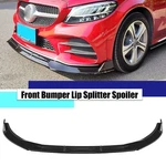 For Mercedes Benz W205 C-class 2019-2021 Glossy Black Front Bumper Lip Splitter. Fixed Price $65.09.