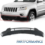 For 2011-2013 Jeep Grand Cherokee 4-DOOR Front Lower Bumper Cover Valance Black. Fixed Price $106.00.