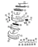 Genuine Mopar Grille Applique 6WF31SZ0AA. Fixed Price $77.26.