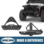 Hooke Road Front + Rear Bumper W/ D-rings & Led Light For Jeep Wrangler Jk 07-18. Fixed Price $859.06.