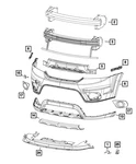 Genuine Mopar Front Energy Absorber 68088684AA. Fixed Price $82.89.