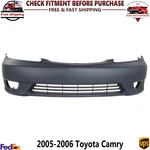 Front Bumper Cover Primed With Fog Lamp Holes For 2005-2006 Toyota Camry TO10002. Fixed Price $179.88.