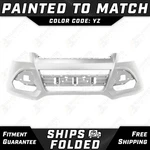 New Painted *yz White* Front Bumper Cover 2013-2016 Ford Escape W/o Park. Fixed Price $400.99.