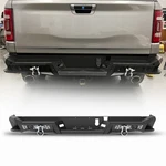 Rear Bumper For 2019-2024 Ram 1500 W/2*LED Lights+sensor Holes 2*D-RINGS Steel. Fixed Price $359.99.
