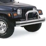 For Jeep Wrangler 87-06 Double Full Width Polished Front Tubular Bumper Hoop. Fixed Price $418.01.