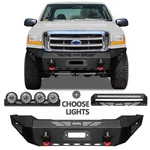 Vijay 1999-2004 Ford Super DUTY/F250/F350 Steel Front Bumper With Led Lights. Fixed Price $759.00.