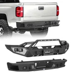 Hooke Road Front + Rear Bumper W/ Led Light Fit 2014-2015 Chevy Silverado 1500. Fixed Price $999.88.