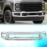 For 2023-2026 F250 F350 Super Duty Front Bumper Face Bar W/ Fog Lamp Hole Chrome. Fixed Price $253.79.