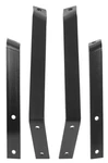 1960-62 Chevy Pickup/truck Rear Fleetside Bumper Brackets 4-PIECES New Dii. Fixed Price $94.34.