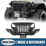 Hooke Road Steel Front Bumper For 2018-2026 Jeep Wrangler Jl & Gladiator Jt. Fixed Price $709.69.