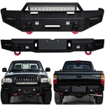 Vijay For 1995-2004 Tacoma Black Front Rear Bumper W/ Led Lights And D-rings. Fixed Price $669.89.