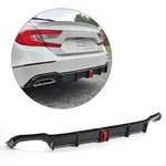 Rear Bumper Diffuser Lip Spoiler W/ Light For 2018-2022 Honda Accord Sedan. Fixed Price $62.90.