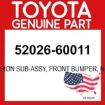 Toyota Genuine 52026-60011 Extension Sub-assy Front Bumper NO.2 Lh Oem. Fixed Price $37.73.