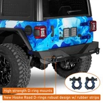 For Jeep Wrangler Jl 2018-2026 Rear Bumper W/ Hitch Receiver & D-rings Lights. Fixed Price $299.99.