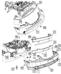 Genuine Mopar 5303892AA Front Energy Absorber Fits Dodge Avenger 2010-08. Fixed Price $168.99.