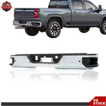 Chrome Rear Bumper Assembly Steel For Chevy Silverado Gmc Sierra 1500 2019-2023. Fixed Price $233.97.