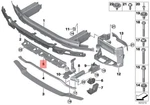 Bmw Oem 16-18 740I Front Bumper-crossmember 51747359795. Fixed Price $69.76.