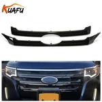 Kuafu 2PC Ford Edge 2011-2014 Front Upper/center Snap Grille Trim Black. Fixed Price $96.66.