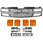 Grille Assembly Kit For 1994-1999 Chevy Silverado C/K1500 1994-2000 C/K2500 3500. Fixed Price $345.63.