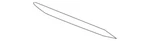 Gm Oem 13-16 Acadia Rear Bumper Components-insert 22812093. Fixed Price $264.95.