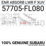 57705FL080 Genuine Subaru Enr Absorb Lwr Xuv 57705-FL080. Fixed Price $15.74.