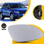 Passenger Right Side Mirror Glass Heated Fit Vw Tiguan 2009-2017 W/backing Plate. Fixed Price $12.34.