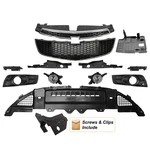 Front Bumper Grille Assembly Upper& Lower For 2011-2014 Chevy Cruze W/ Fog Light. Fixed Price $119.99.