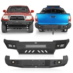 Textured Front + Rear Bumper W/ Skid Plate & Light Fit 2005-2011 Toyota Tacoma. Fixed Price $799.31.