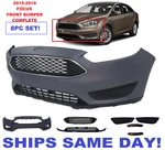 2015-2019 Ford Focus Front Bumper Cover With Grills And Fog Light Sel. Fixed Price $299.99.