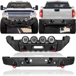 Vijay Front Bumper/rear Fits 2007-2010 Chevrolet Silverado 2500/3500HD. Fixed Price $589.00.