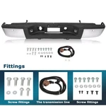 For Chevy Silverado Gmc Sierra 1500 2007-2013 Chrome Rear Step Bumper Assembly. Fixed Price $256.89.