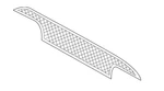 Mercedes-benz Sl R230 Rear Bumper Center Grille A2308851853 New 230-885-18-53. Fixed Price $250.00.
