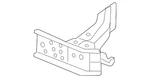 Genuine Lexus Frame Side Member Reinforcement Bracket 57206-24010. Fixed Price $424.06.