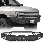 Steel Front Bumper Fit 2007-2013 Chevy Silverado 1500 W/ Winch Plate &led Lights. Fixed Price $459.99.